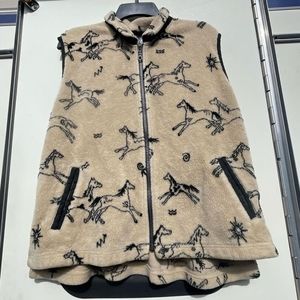 Unique soft Canadian made Tsunami zip up horse vest XL